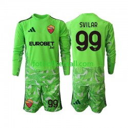 Matchtröjor AS Roma Målvaktströja Mile Svilar 99 2026-2027 Långärmad till Barn (1:a ställ)