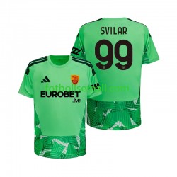 Matchtröjor AS Roma Målvaktströja Mile Svilar 99 2026-2027 Kortärmad till Herr (1:a ställ)