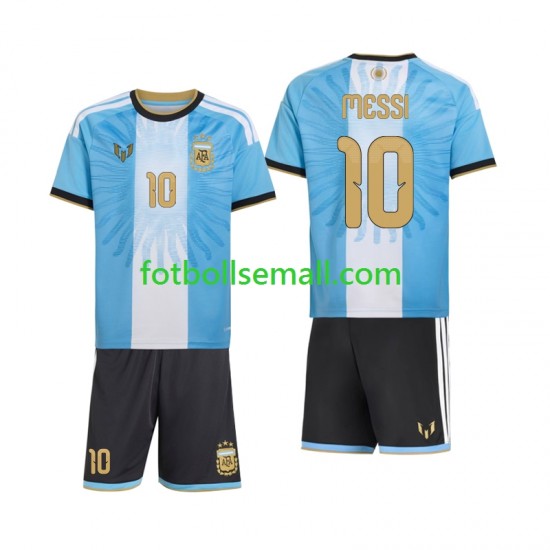 Matchtröjor Argentina Lionel Messi 10 Special 2026-2027 Kortärmad till Barn (1:a ställ)