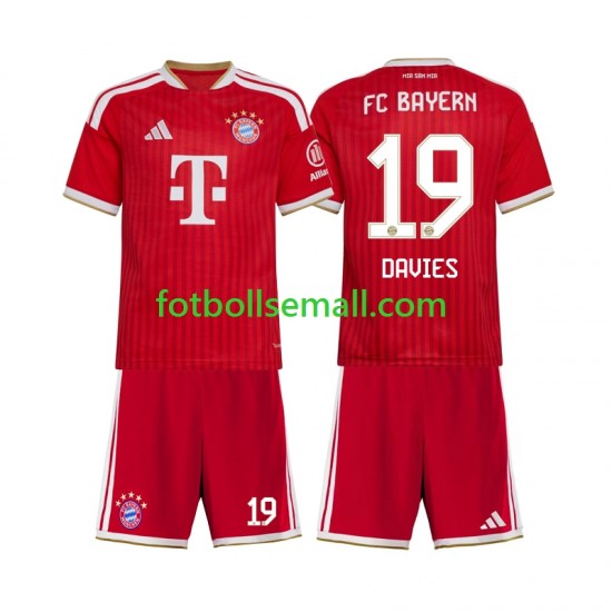 Matchtröjor FC Bayern München Alphonso Davies 19 2026-2027 Kortärmad till Barn (1:a ställ)