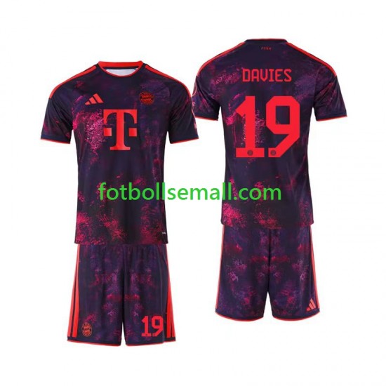 Matchtröjor FC Bayern München Alphonso Davies 19 2026-2027 Kortärmad till Barn (3:e ställ)