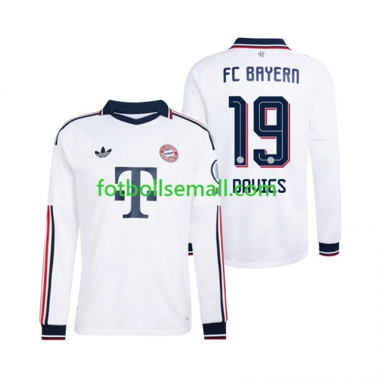 Matchtröjor FC Bayern München Alphonso Davies 19 2026-2027 Långärmad till Herr (2:a ställ)