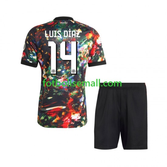 Matchtröjor FC Bayern München Luis Diaz 14 Oktoberfest 2026-2027 Kortärmad till Barn (1:a ställ)