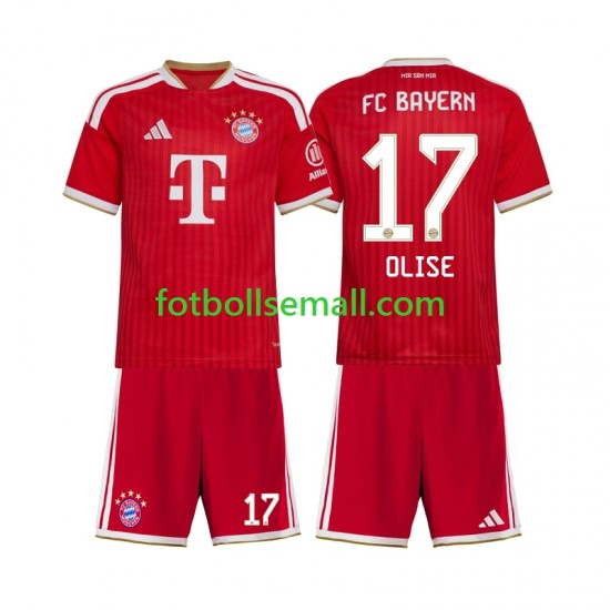 Matchtröjor FC Bayern München Michael Olise 17 2026-2027 Kortärmad till Barn (1:a ställ)