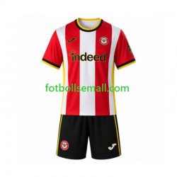 Matchtröjor Brentford 2026-2027 Kortärmad till Barn (1:a ställ)