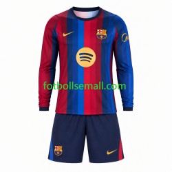 Matchtröjor FC Barcelona 2026-2027 Långärmad till Barn (1:a ställ)