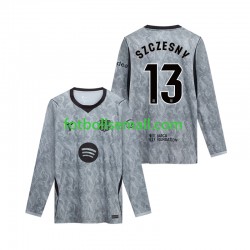 Matchtröjor FC Barcelona Målvaktströja Wojciech Szczesny 13 2026-2027 Långärmad till Herr (2:a ställ)