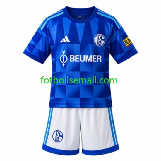 Matchtröjor Schalke 04 FC 2026-2027 Kortärmad till Barn (1:a ställ)