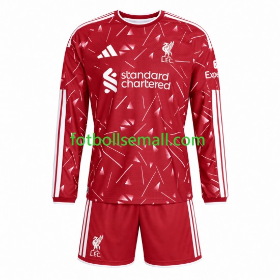 Matchtröjor Liverpool 2026-2027 Långärmad till Barn (1:a ställ)