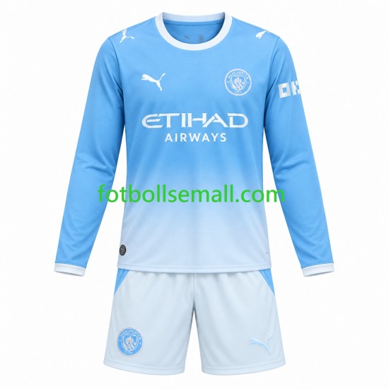 Matchtröjor Manchester City 2026-2027 Långärmad till Barn (1:a ställ)