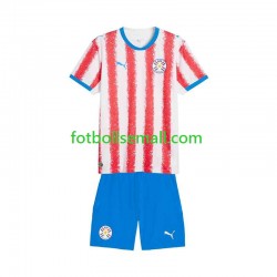 Matchtröjor Paraguay 2026 Kortärmad till Barn (1:a ställ) Matchtröjor Paraguay 2026 Kortärmad till Barn (1:a ställ)