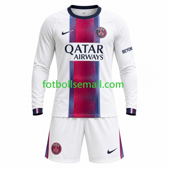 Matchtröjor Paris Saint-Germain 2026-2027 Långärmad till Barn (2:a ställ)