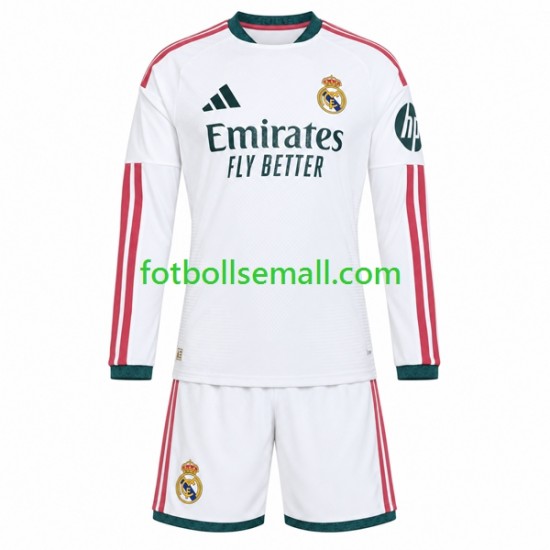 Matchtröjor Real Madrid 2026-2027 Långärmad till Barn (1:a ställ)