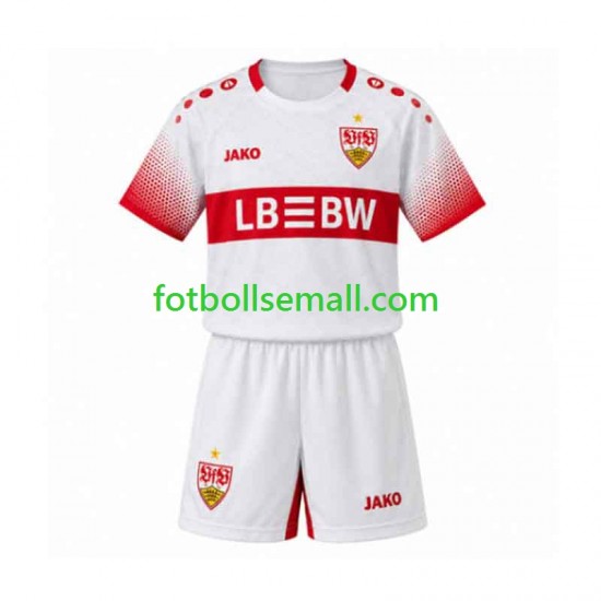 Matchtröjor VfB Stuttgart 2026-2027 Kortärmad till Barn (2:a ställ)