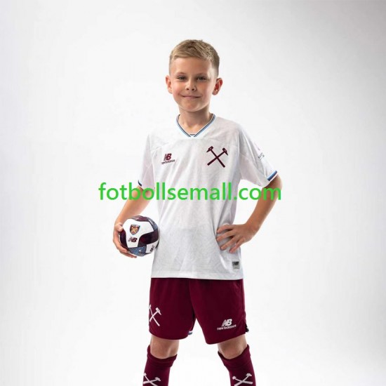 Matchtröjor West Ham United 2026-2027 Kortärmad till Barn (2:a ställ)