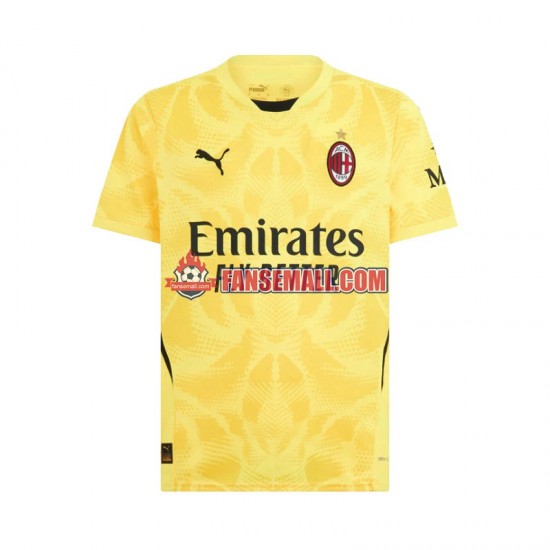 Matchtröjor AC Milan Målvaktströja 2024-2025 Kortärmad till Herr (2:a ställ)