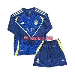 Matchtröjor Al-Nassr 2024-2025 Långärmad till Barn (2:a ställ)