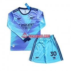 Matchtröjor Arsenal Sterling 30 2024-2025 Långärmad till Barn (3:e ställ)