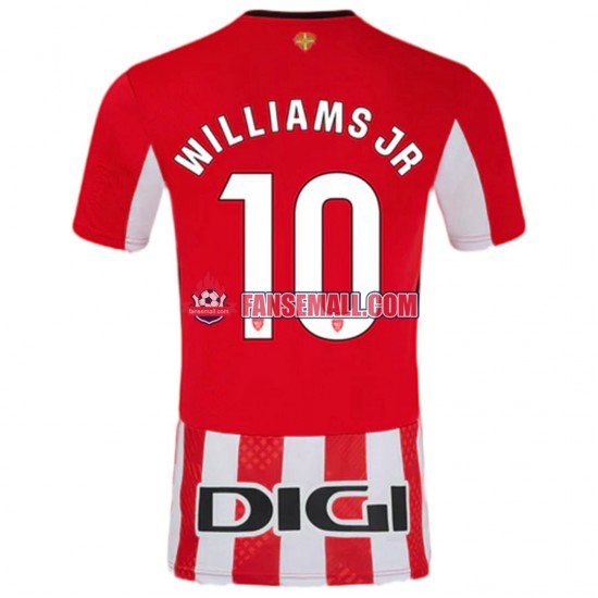 Matchtröjor Athletic Bilbao Williams JR 10 2024-2025 Kortärmad till Herr (1:a ställ)