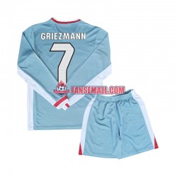 Matchtröjor Atlético Madrid Antoine Griezmann 7 2024-2025 Långärmad till Barn (2:a ställ)