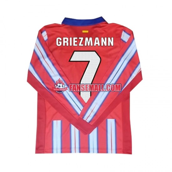 Matchtröjor Atlético Madrid Antoine Griezmann 7 2024-2025 Långärmad till Herr (1:a ställ)