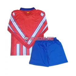 Matchtröjor Atlético Madrid 2024-2025 Långärmad till Barn (1:a ställ)