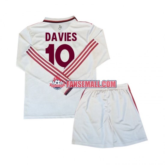 Matchtröjor FC Bayern München Davies 19 2024-2025 Långärmad till Barn (3:e ställ)