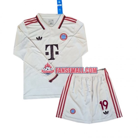 Matchtröjor FC Bayern München Davies 19 2024-2025 Långärmad till Barn (3:e ställ)