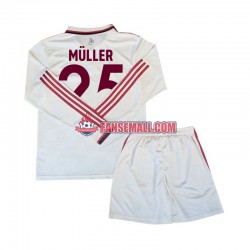 Matchtröjor FC Bayern München Muller 25 2024-2025 Långärmad till Barn (3:e ställ)
