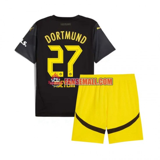 Matchtröjor Borussia Dortmund Karim Adeyemi 27 2024-2025 Kortärmad till Barn (2:a ställ)