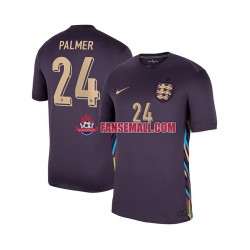 Matchtröjor England Cole Palmer 24 2024 Kortärmad till Herr (2:a ställ)