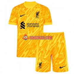 Matchtröjor Liverpool Målvaktströja 2024-2025 Kortärmad till Barn (4:e ställ)