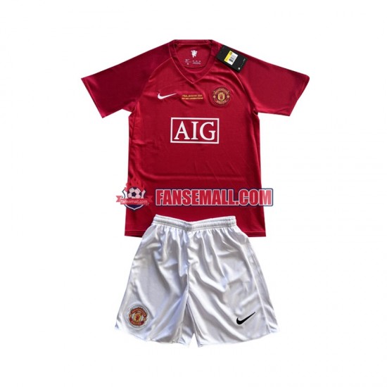 Matchtröjor Manchester United Champion League 2007 Kortärmad till Barn (1:a ställ)