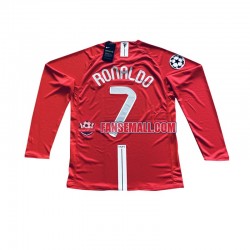 Matchtröjor Manchester United Cristiano Ronaldo 7 Champion League Retro 2007 Långärmad till Herr (1:a ställ)