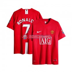 Matchtröjor Manchester United Cristiano Ronaldo 7 Champion League Retro 2007 Kortärmad till Herr (1:a ställ)