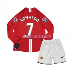 Matchtröjor Manchester United Cristiano Ronaldo 7 Retro 2007 Långärmad till Barn (1:a ställ)