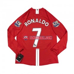 Matchtröjor Manchester United Cristiano Ronaldo 7 Retro 2007 Långärmad till Herr (1:a ställ)