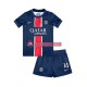 Matchtröjor Paris Saint-Germain Desire Doue 14 2024-2025 Kortärmad till Barn (1:a ställ)