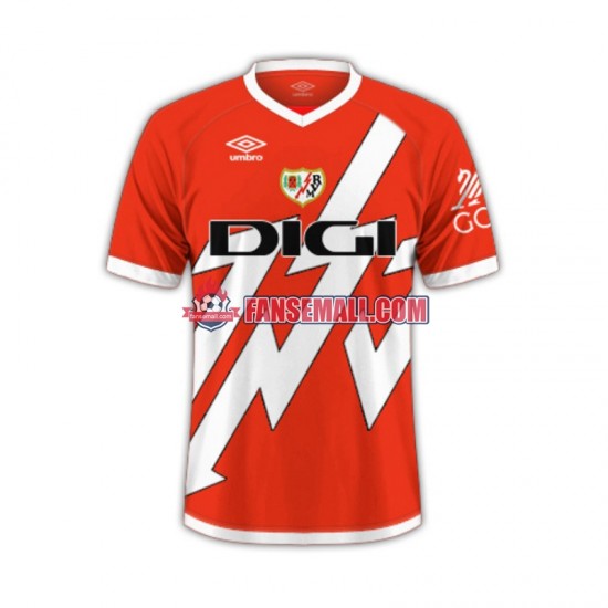 Matchtröjor Rayo Vallecano 2024-2025 Kortärmad till Herr (2:a ställ)