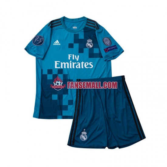 Matchtröjor Real Madrid Retro 2017 Kortärmad till Barn (3:e ställ)