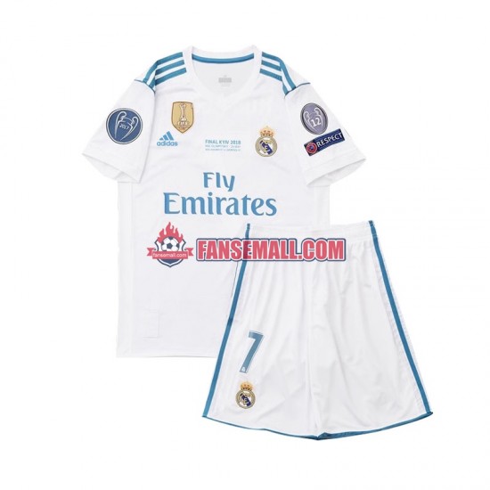Matchtröjor Real Madrid Cristiano Ronaldo 7 Retro 2017 Kortärmad till Barn (1:a ställ)
