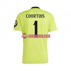 Matchtröjor Real Madrid Målvaktströja COURTOIS 1 2024-2025 Kortärmad till Herr (3:e ställ)
