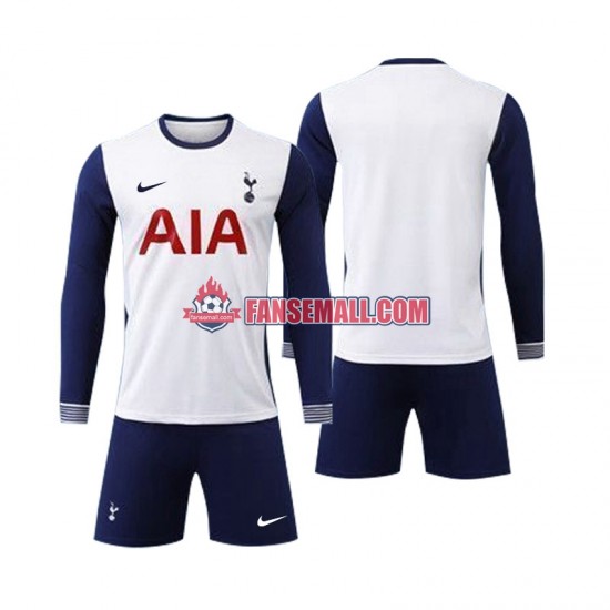 Matchtröjor Tottenham Spurs 2024-2025 Långärmad till Barn (1:a ställ)