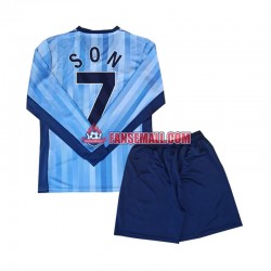Matchtröjor Tottenham Spurs Son 7 2024-2025 Långärmad till Barn (2:a ställ)