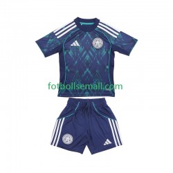 Matchtröjor Leicester City 2025-2026 Kortärmad till Barn (2:a ställ)