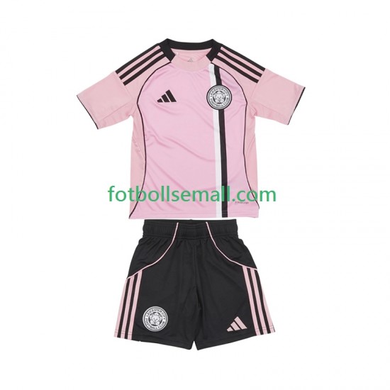 Matchtröjor Leicester City 2025-2026 Kortärmad till Barn (3:e ställ)