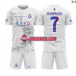 Matchtröjor Al-Nassr Ronaldo 7 2023-2024 Kortärmad till Barn (3:e ställ)