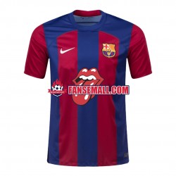 Matchtröjor FC Barcelona Rolling Stones 2023-2024 Kortärmad till Herr (1:a ställ)