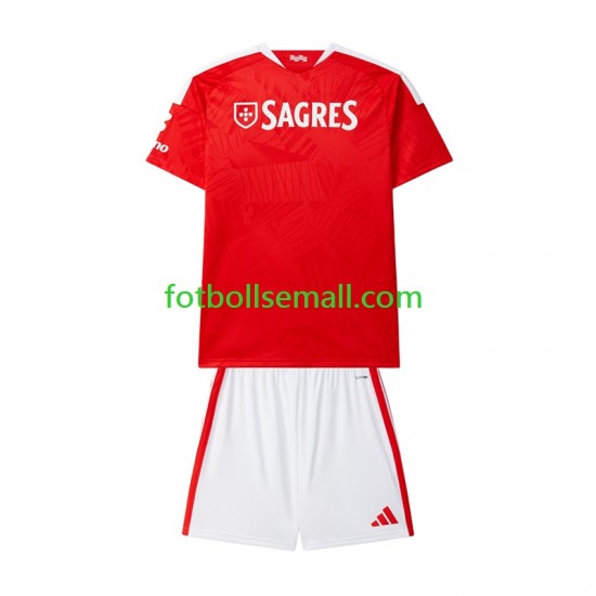 Matchtröjor Benfica 2026-2027 Kortärmad till Barn (1:a ställ)