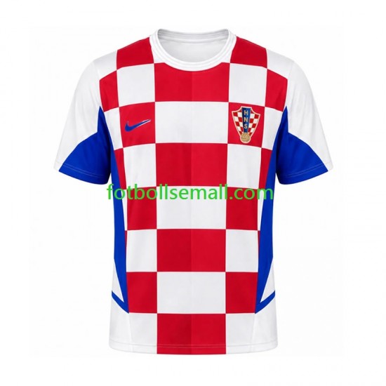 Matchtröjor Kroatien Retro 2002 Kortärmad till Herr (1:a ställ)